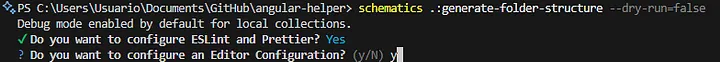 Console Promp Generate Folder Structure
